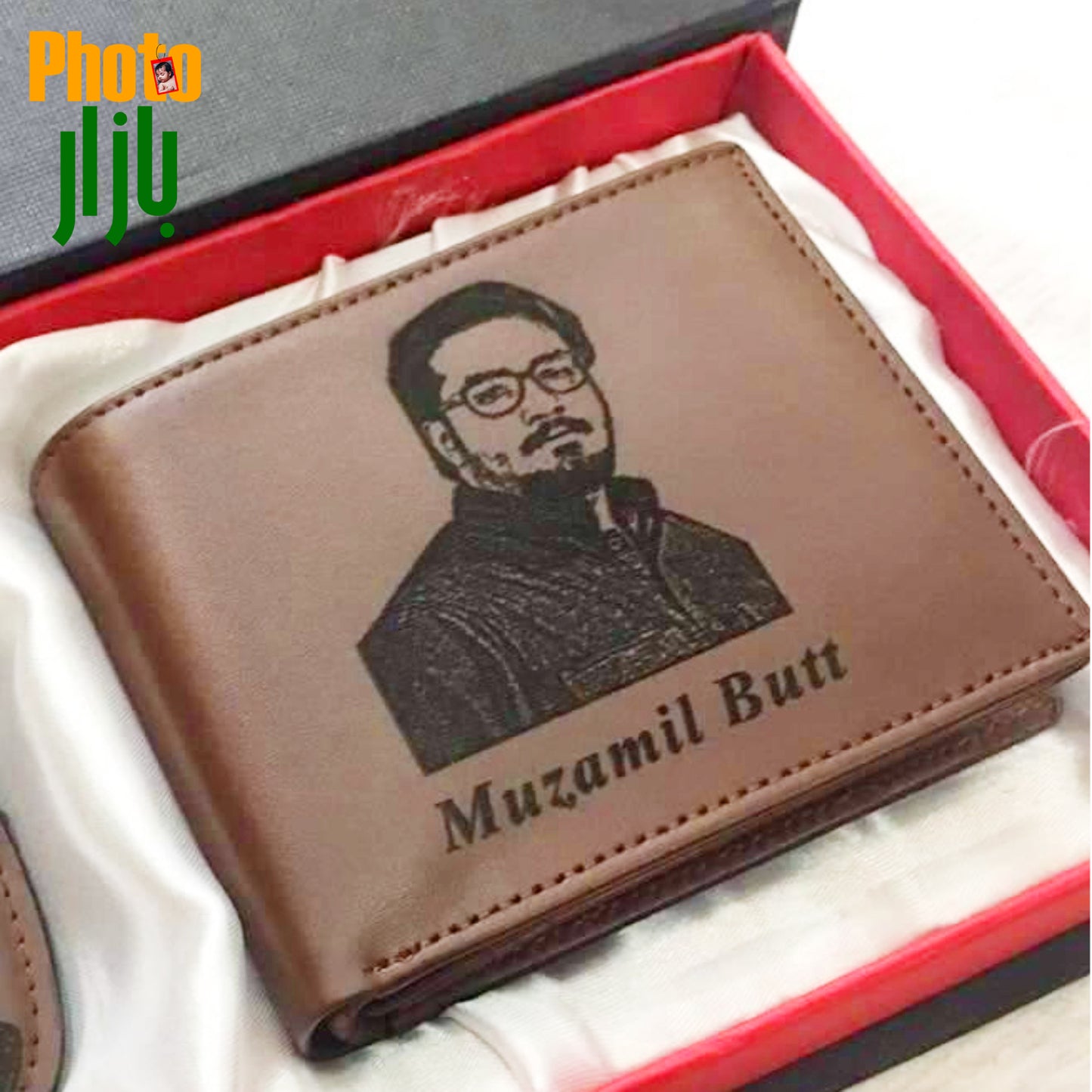 Customized Leather Sketch wallet