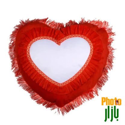 Velvet Sublimation Cushion Heart Shape Mix Colors
