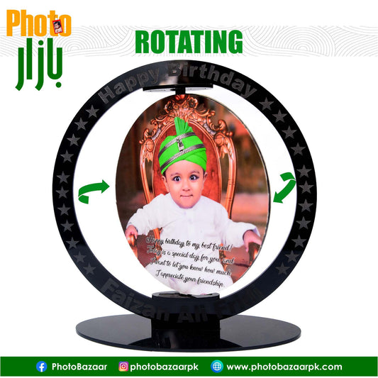 Acrylic Rotating Birthday Frame
