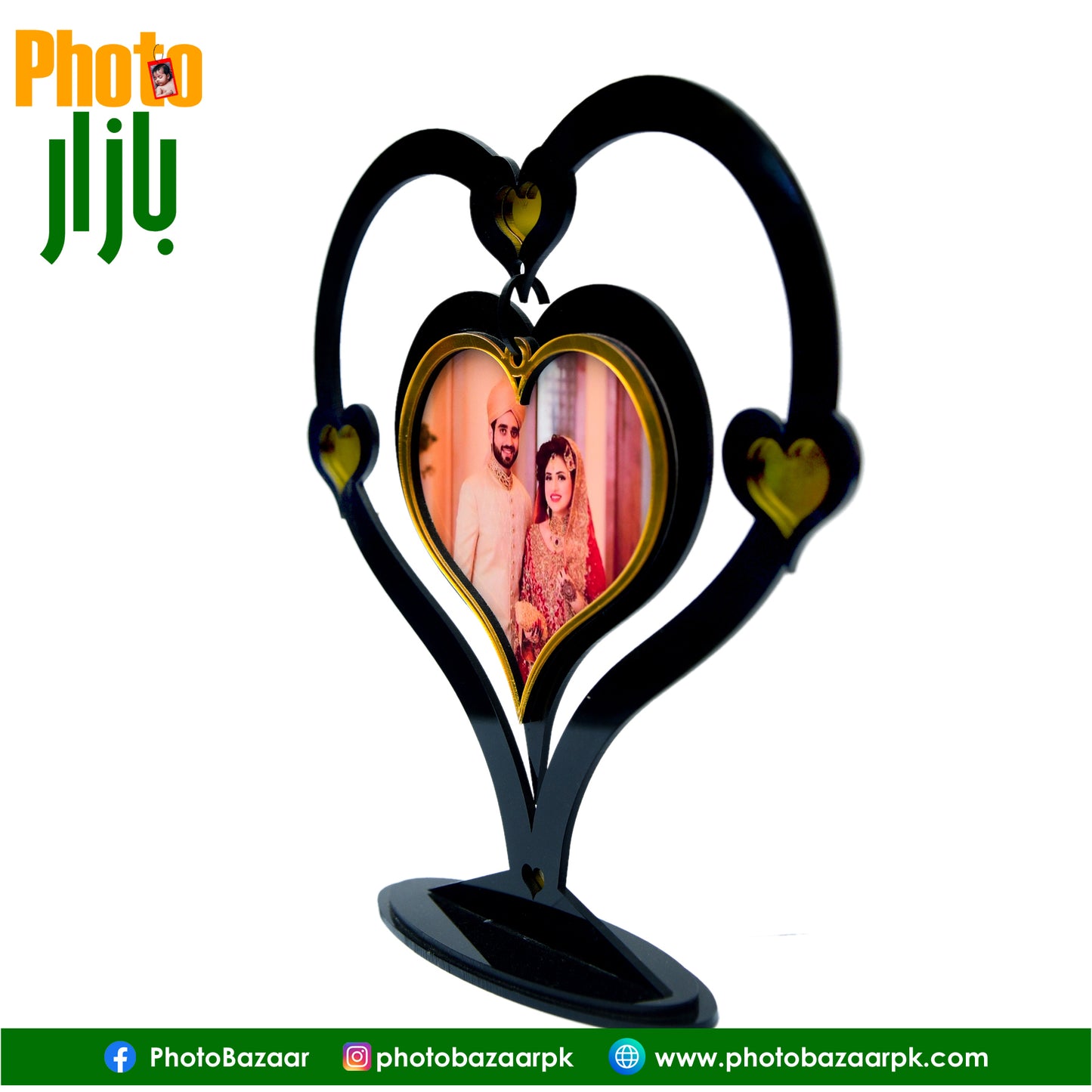Customize Acrylic Heart Hanging Frame