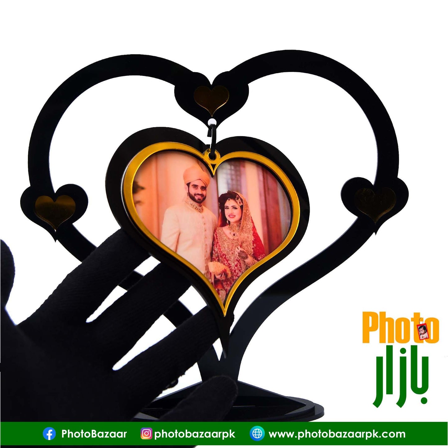 Customize Acrylic Heart Hanging Frame