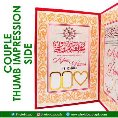 Customize Nikah Booklet