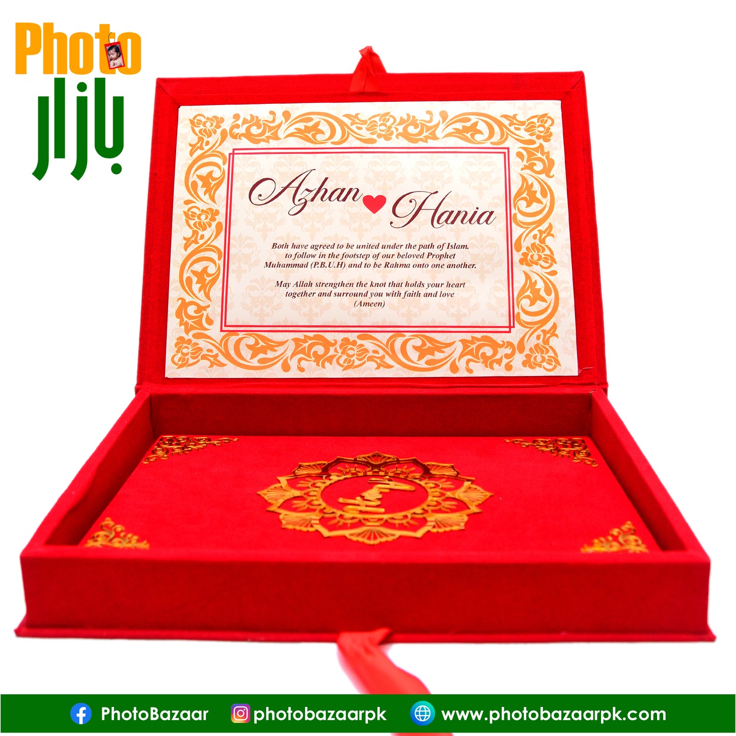 Customize Nikah Booklet