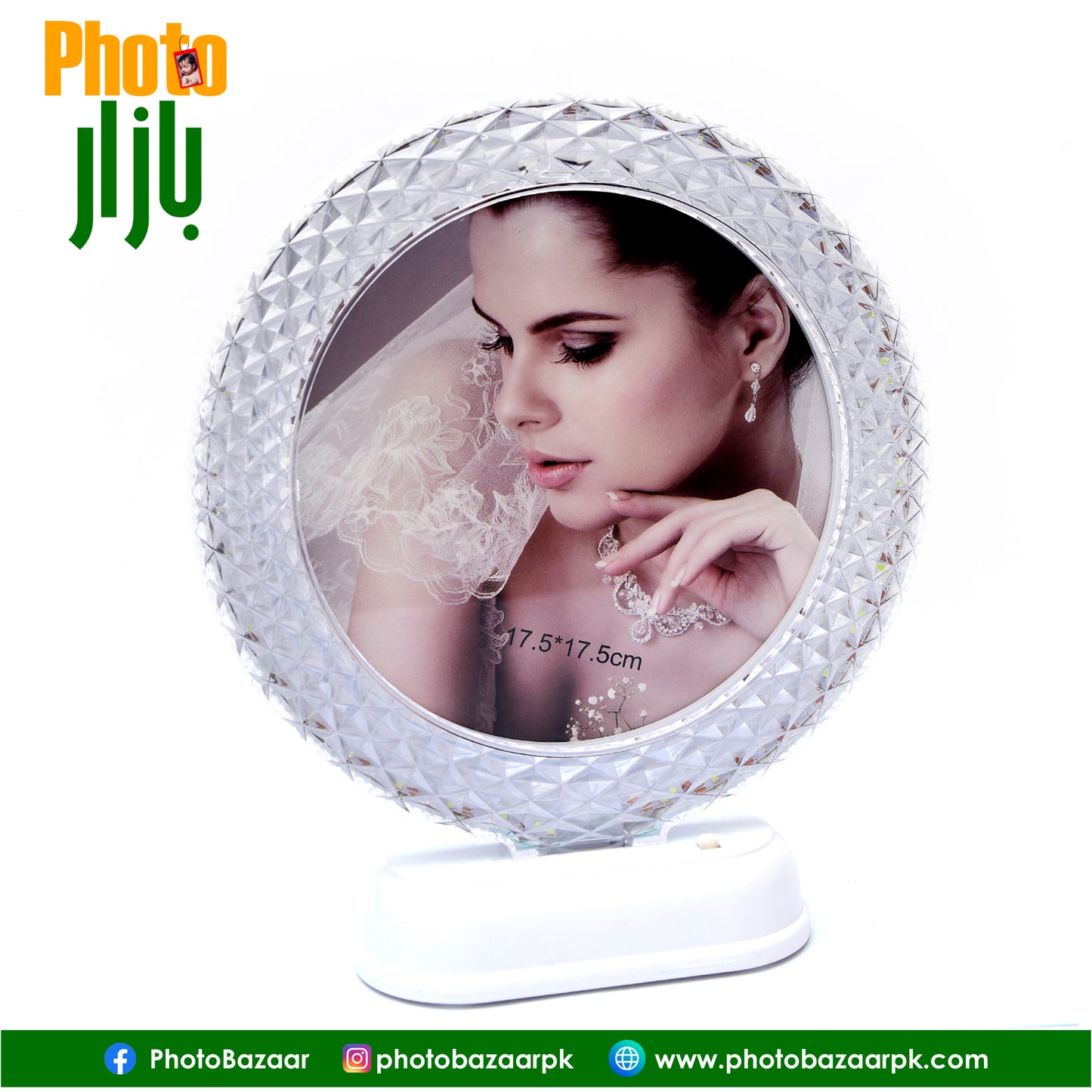Premium LED Photo Frame Round