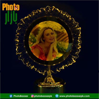 Premium LED Photo Frame & Lamp Flower Shape