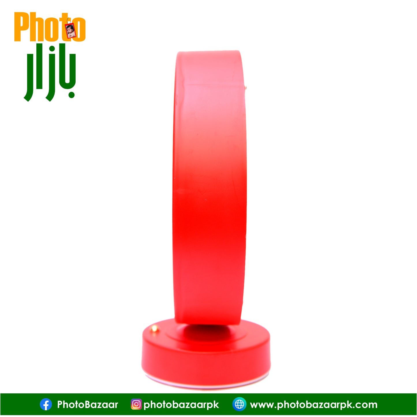 LED Photo Frame & Lamp Round Shape With Flowers