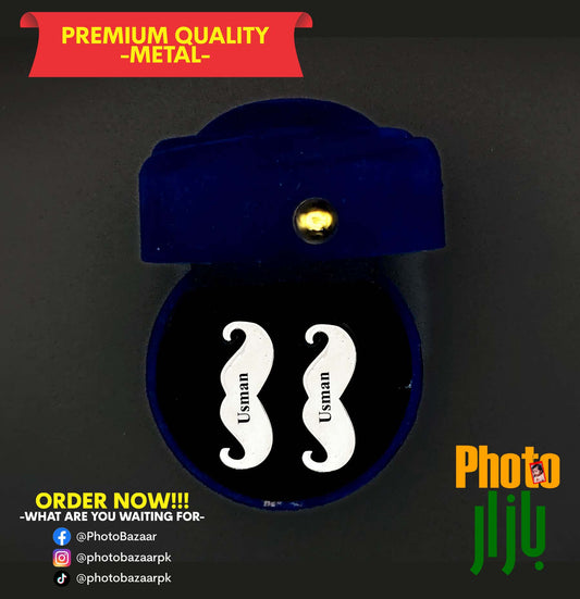 Customized Mustache Cufflinks